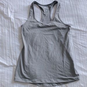 Womens grey workout tank